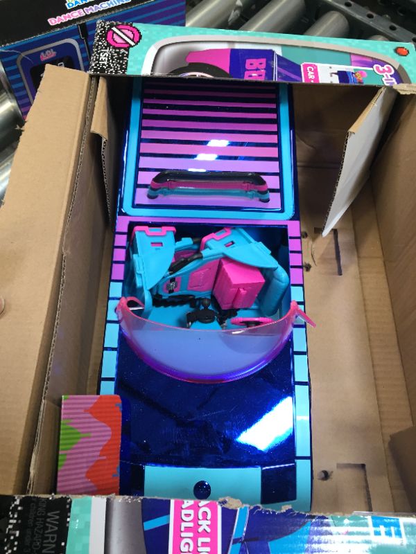 Photo 3 of LOL Surprise Dance Machine Car with Exclusive Doll, Surprise Pool and Dance Floor, Multicolor and Magic Blacklight, for Kids
