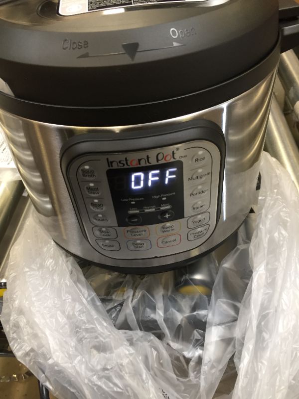 Photo 4 of Instant Pot, 6-Quart Duo Electric Pressure Cooker, 7-in-1 Yogurt Maker, Food Steamer, Slow Cooker, Rice Cooker & More
