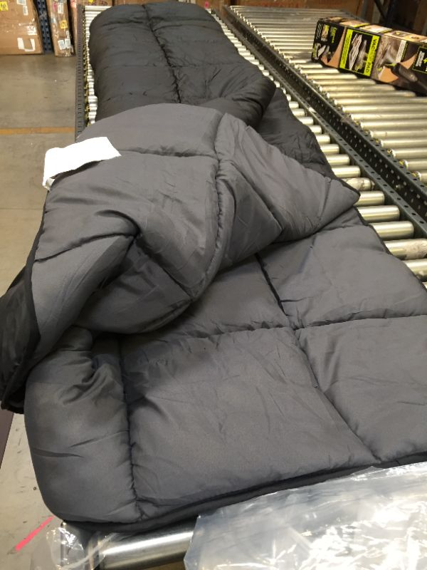 Photo 2 of 98"X98" BLACK BED COMFORTER 