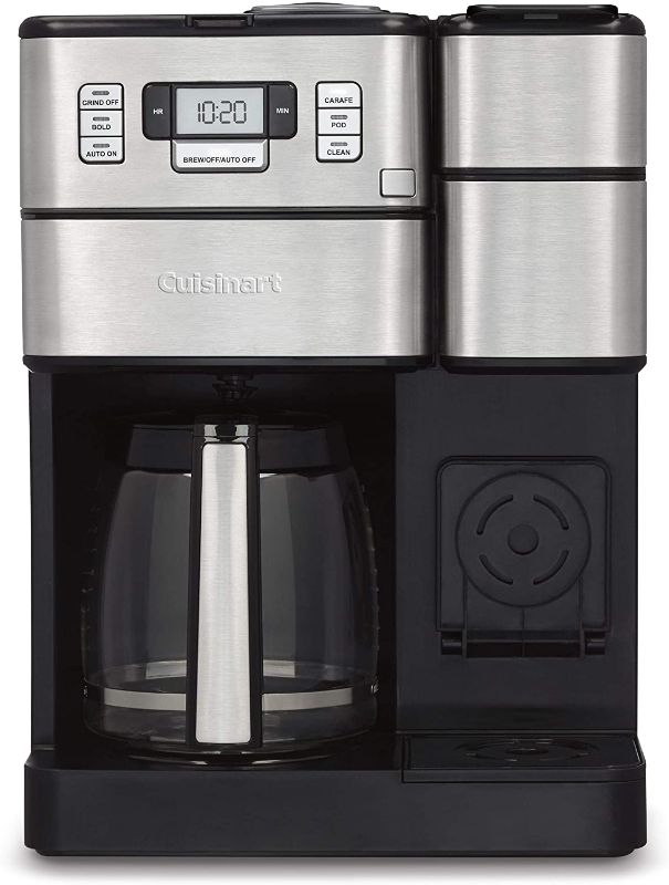 Photo 1 of Cuisinart SS-GB1 Coffee Center Grind & Brew Plus Silver, 10.75"(L) x 11.73"(W) x 15.93"(H)
