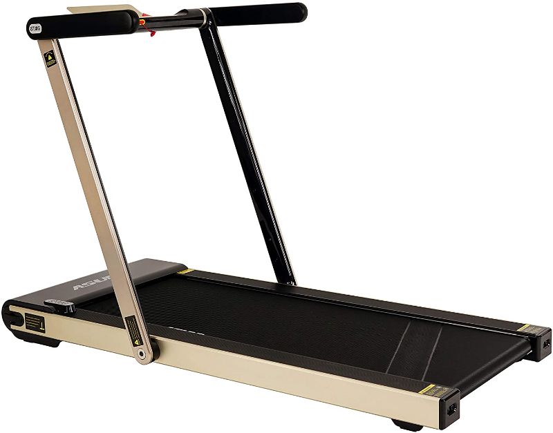 Photo 1 of Sunny Health & Fitness ASUNA Premium Slim Folding Treadmill Running Machine with Speakers for Home Gyms
