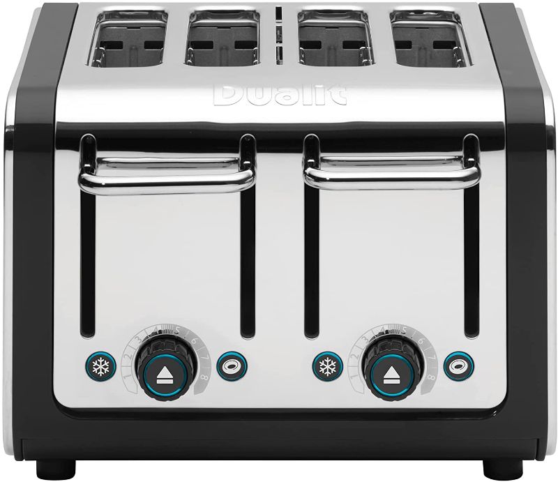 Photo 1 of Dualit Design Series 4 Slice Toaster, 4 slot, Black and Steel
