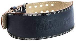 Photo 1 of Harbinger Padded Leather Contoured Weightlifting Belt with Suede Lining and Steel Roller Buckle Style: Medium (Fits 29 - 33 Inches)


