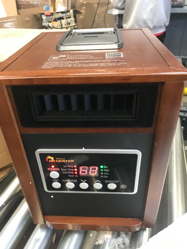 Photo 3 of Dr Infrared Heater Portable Space Heater, 1500-Watt
