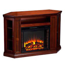 Photo 1 of Claremont Mahogany Convertible Media Electric Fireplace

