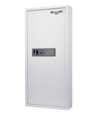 Photo 1 of Barska 240 Keys Keypad Wall Key Safe (White)
