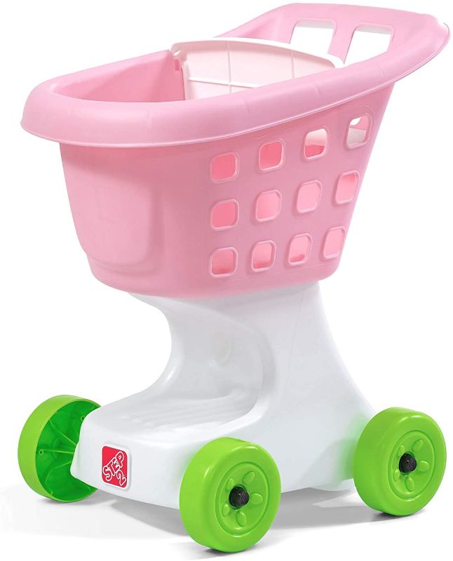 Photo 1 of Step2 Little Helper's Shopping Cart | Pink Toy Shopping Cart for Toddlers
