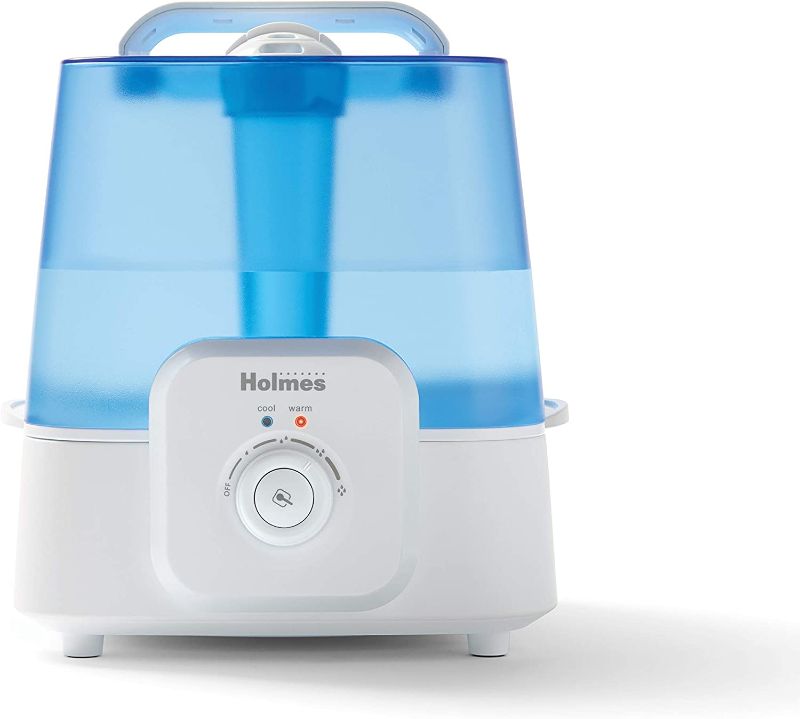 Photo 1 of Holmes HUL310-U-2 1 Gallon Ultrasonic Humidifier with Adjustable Mist, White
