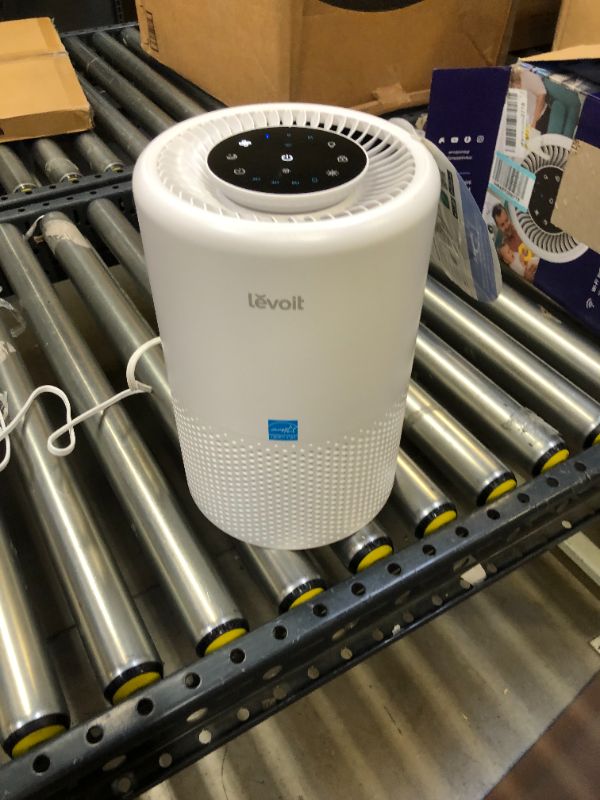 Photo 2 of LEVOIT Air Purifiers for Home Large Room, Smart WiFi Alexa Control, H13 True HEPA Filter for Allergies, Pets, Somke, Dust, Pollen, Ozone Free, 24dB Quiet Cleaner for Bedroom, Core 200S, White

