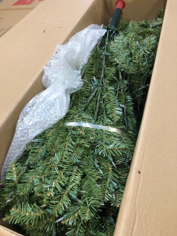 Photo 3 of 6.5’ Pre-Lit Dunhill Fir Artificial Christmas Tree – Clear Lights
