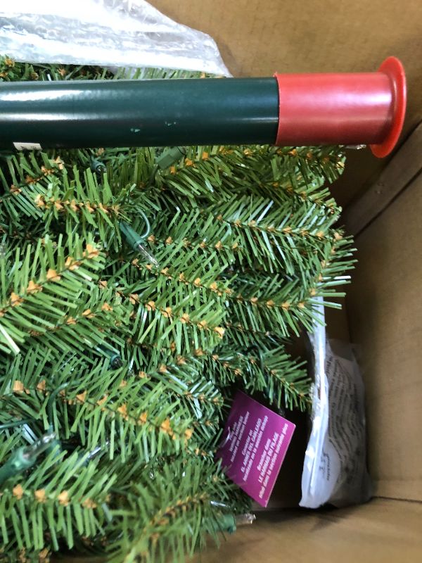 Photo 2 of 6.5’ Pre-Lit Dunhill Fir Artificial Christmas Tree – Clear Lights
