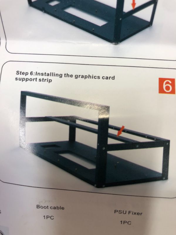 Photo 1 of brackets for a computer 