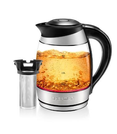 Photo 1 of Chefman Electric Kettle w-Temperature Control Removable Tea Infuser 5 Presets
