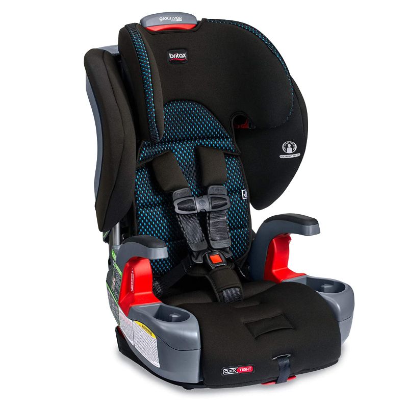 Photo 1 of Britax Grow with You ClickTight Harness-2-Booster Car Seat, Cool Flow Teal