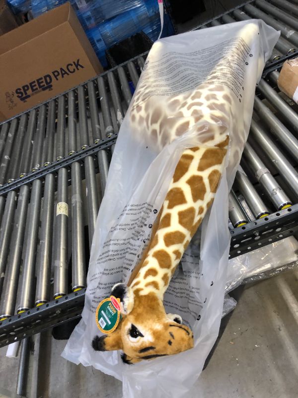 Photo 2 of Melissa & Doug Plush Giraffe, Yellow, One Size