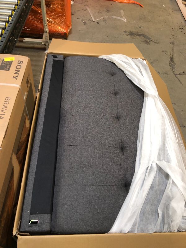 Photo 2 of Lilola Home Lucca Reversible Sectional Sofa Couch, Storage Chaise, Pull Out Sleeper, L-Shape Lounge, Steel Gray, Linen
missing boxes 2 and 3 of 3. only box 1 being sold.