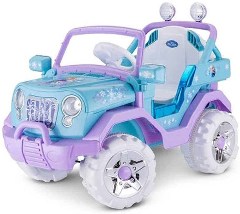 Photo 1 of Kid Trax Disney Frozen Kids 4x4 Ride On Toy, 6 Volt, Kids 3-5 Years Old, Max Weight 55 lbs, Single Rider, Battery and Charger Included, Blue
