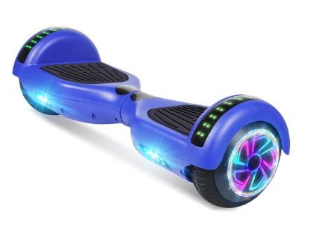 Photo 1 of Bluetooth HoverBoard LED light 6.5" Self Balancing Electric Hoverboard for Kids UL 2272 Certificated Blue

