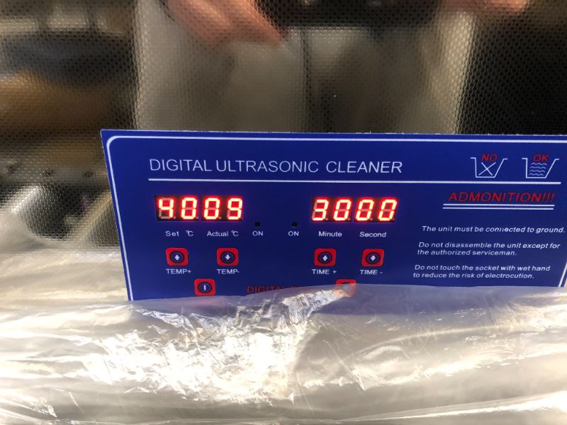 Photo 4 of Alkita 30L Stainless Ultrasonic Cleaner JPS-100A with Digital Control LCD ? NC Heating
