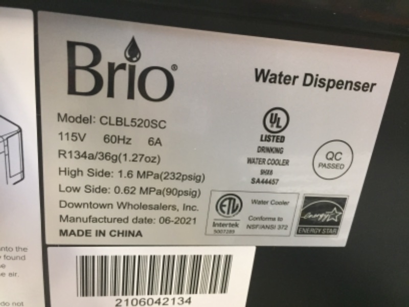 Photo 1 of Brio Self Cleaning Bottom Loading Water Cooler Water Dispenser – Limited Edition - 3 Temperature Settings - Hot, Cold & Cool Water - UL/Energy Star Approved
