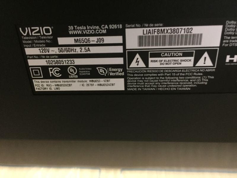 Photo 1 of 65" Class M-Series Quantum LED 4K UHD SmartCast TV
