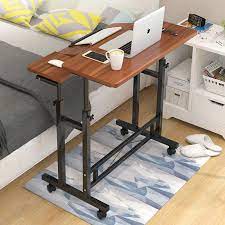 Photo 1 of bedside table of belt pulley computer desk can lift table is contracted and contemporary desk study bedroom dorm table
