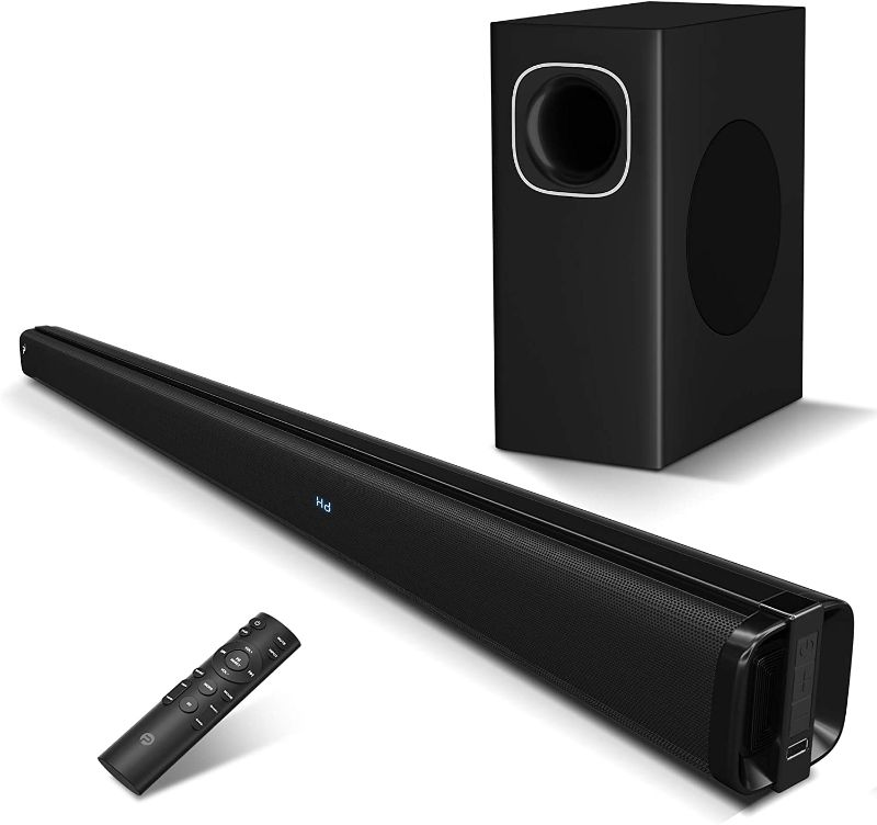 Photo 1 of Sound Bar with ?Dolby?, 2.1 CH TV Soundbar with Subwoofer Works with 4K&HD TVs (D2, 200W)
