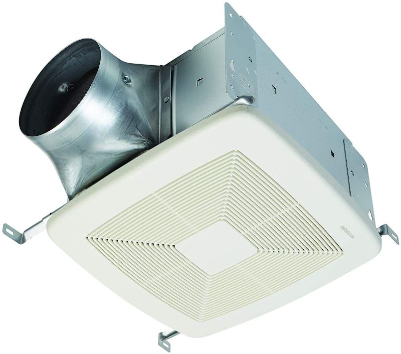 Photo 1 of Broan-NuTone QTXE110150DC Bathroom Ventilation, ENERGY STAR Certified, 110-130-150 CFM Bath Fan, White
