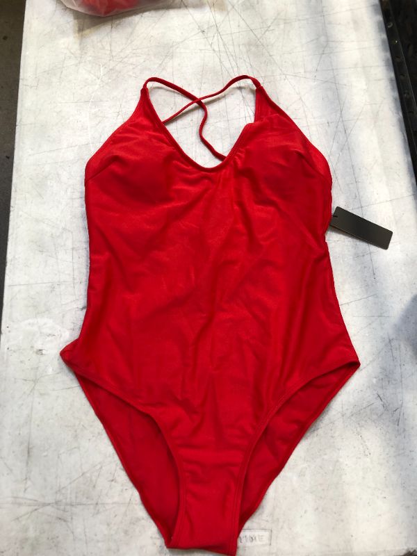 Photo 1 of ONE PIECE RED SWIMSUIT WOMENS XL