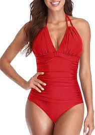 Photo 1 of ONE PIECE RED SWIMSUIT WOMENS M