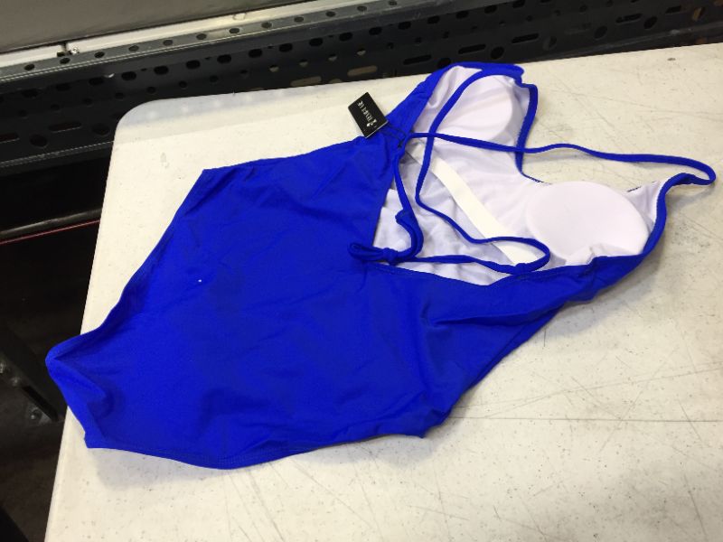 Photo 2 of ONE PIECE BLUE SWIMSUIT WOMENS M