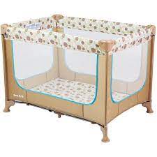 Photo 1 of Dream On Me Zodiak Portable Play Yard, Coffee/Blue