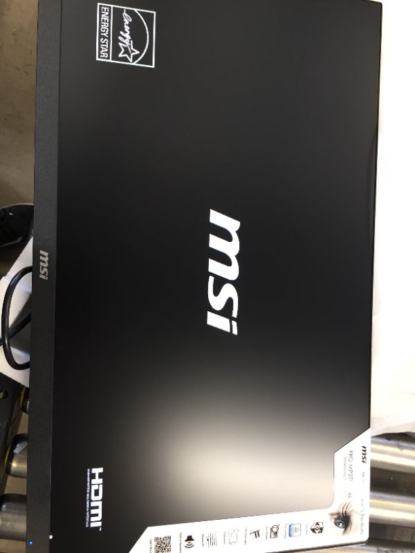 Photo 1 of MSI 27” IPS FHD (1920 x 1080) Non-Glare with Super Narrow Bezel 75Hz 1ms 16:9 with Adjustable Stand