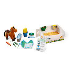 Photo 1 of Toddler Girl's Melissa & Doug Wooden Doll Care Play Set