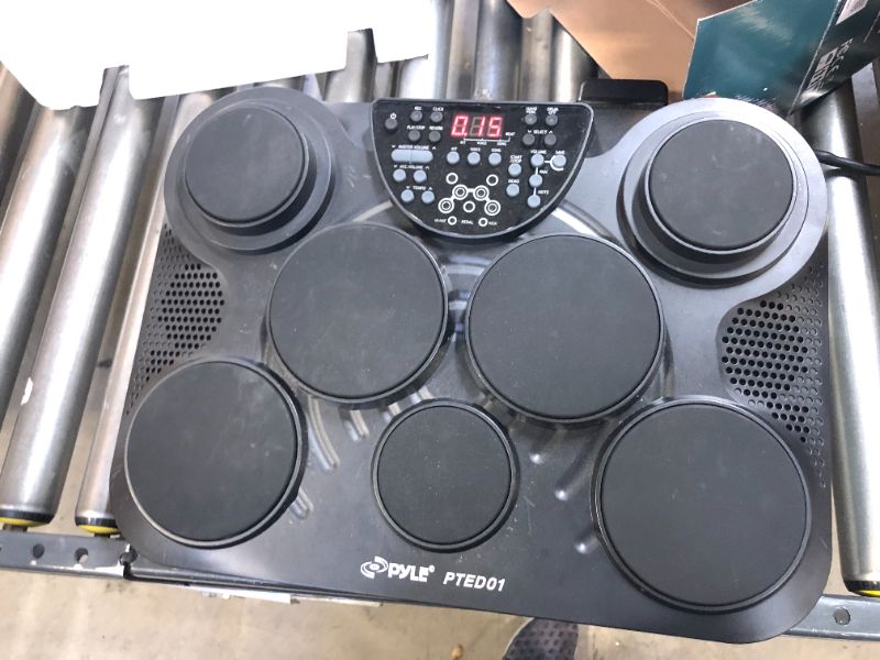 Photo 2 of Pyle PTED01 Electronic Table Digital Drum Kit Top with 7 Pad