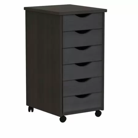 Photo 1 of  Adeptus 6 Drawer Roll Cart - Black

