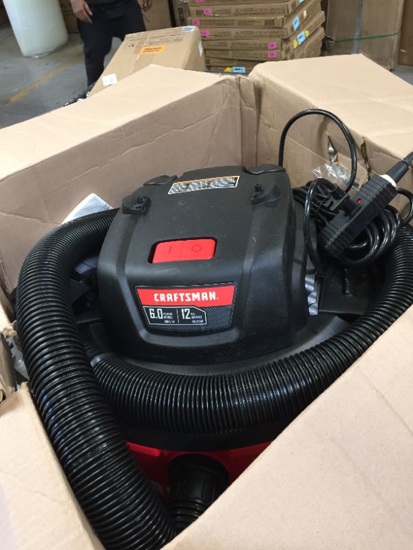 Photo 4 of Craftsman Cmxevbe17594 Corded Wet/Dry Vacuum, 12 gal.