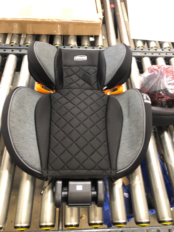 Photo 3 of Chicco KidFit Zip Plus 2-in-1 Belt Positioning Booster Car Seat - Taurus, Black/Grey