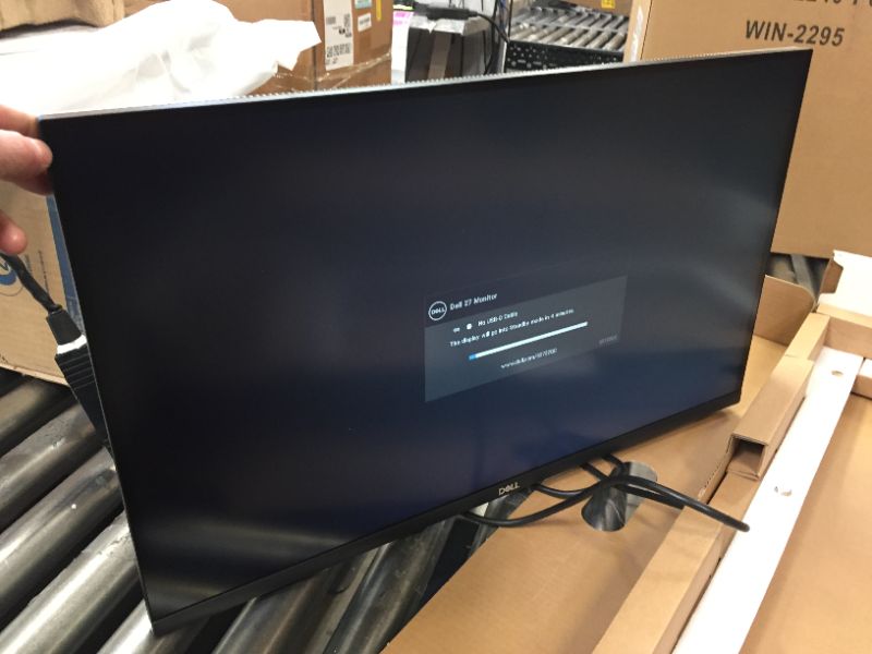 Photo 2 of Dell S2722QC 27-inch 4K UHD 3840 x 2160 60Hz Monitor, 8MS Grey-to-Grey Response Time (Normal Mode), Built-in Dual 3W Integrated Speakers, 1.07 Billion Colors, Platinum Silver (Latest Model)
