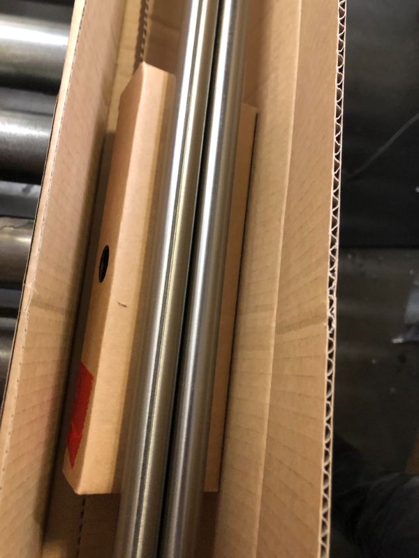 Photo 3 of  Umbra 72-in to 144-in Nickel Metal Single Curtain Rod