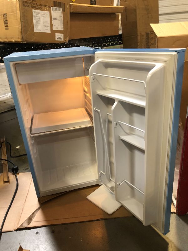 Photo 2 of  Frigidaire - Retro 3.2 Cu. Ft. Mini Fridge - Blue