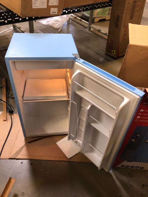 Photo 3 of  Frigidaire - Retro 3.2 Cu. Ft. Mini Fridge - Blue