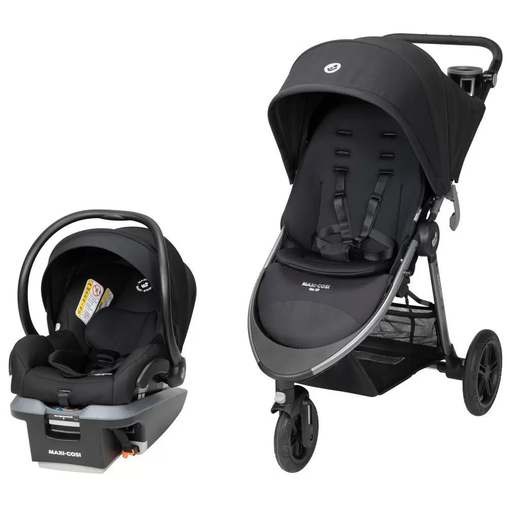 Photo 1 of Maxi-Cosi Gia XP 3Wheel Travel System in Pure Cosi - Midnight Black