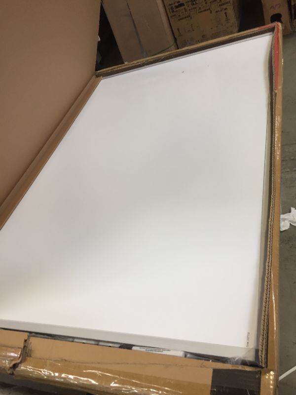 Photo 2 of VIZ-PRO Dry Erase Board/Magnetic White Board, 48 X 32 Inches, Silver Aluminium Frame
