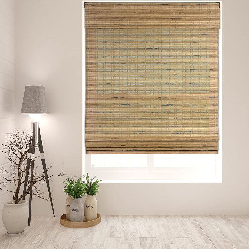 Photo 1 of 26" CORDLESS BAMBOO ROMAN SHADES