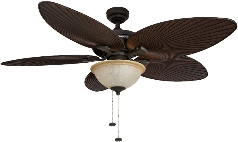 Photo 1 of Honeywell Ceiling Fans 50202 Palm Island, Bronze
(( OPEN BOX ))
** GLASS COVER MISSING ONLY **