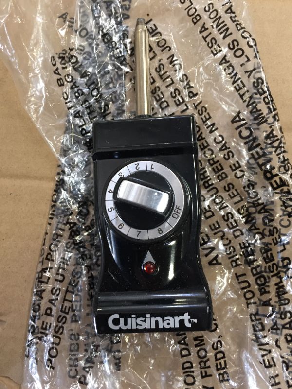 Photo 4 of Cuisinart CFO-3SS Electric Fondue Maker, Brushed Stainless, 6.12" x 10.50" x 7.00"
(( OPEN BOX ))