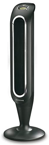 Photo 1 of Honeywell Fresh Breeze Tower Fan with Remote Control HYF048 Black With Programmable Thermostat, Timer Shut-Off Function & Dust Filter