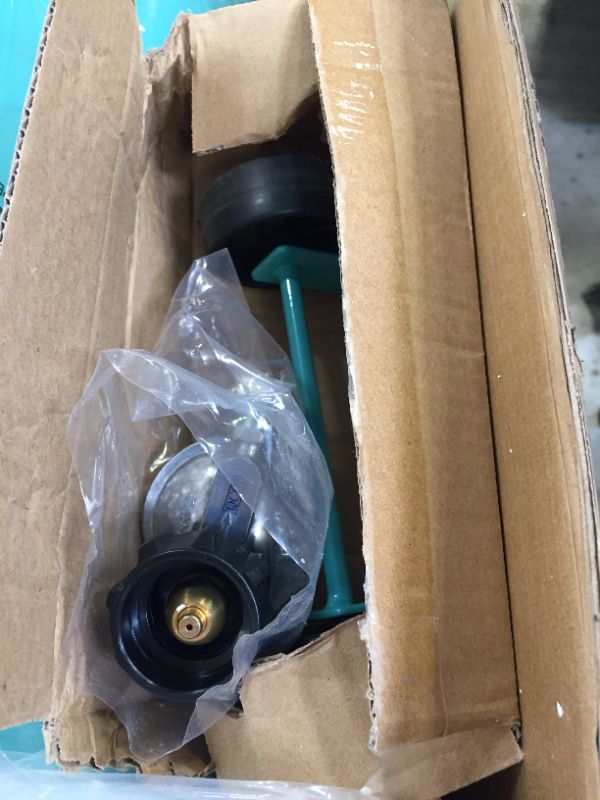 Photo 1 of Amazon Basics 46,000 BTU Outdoor Propane Patio Heater with Wheels, Commercial & Residential - Bahama Blue
