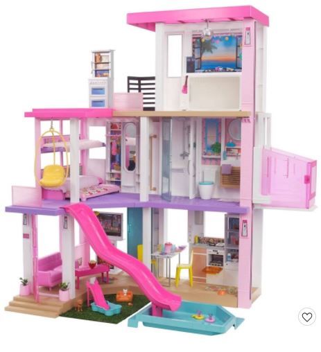 Photo 1 of Barbie DreamHouse Dollhouse with Pool, Slide, Elevator, Lights & Sounds 3.75'

